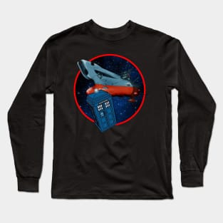 Tardis Space Battleship Yamato Long Sleeve T-Shirt